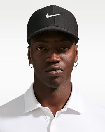 Nike Rise Dri-FIT ADV SwooshFlex Structured Golf Cap - Black