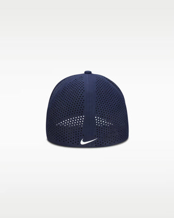 Nike Rise Dri-FIT ADV SwooshFlex Structured Golf Cap - Navy/Anthracite/White