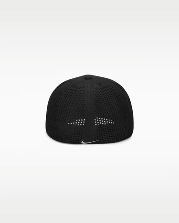 Nike Rise Dri-FIT ADV SwooshFlex Structured Golf Cap - Black
