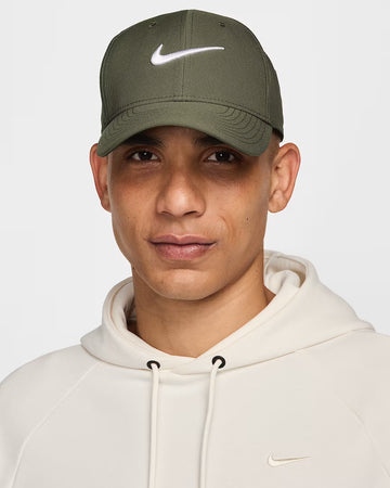 Nike Dri-FIT Club Structured Swoosh Golf Cap - Olive
