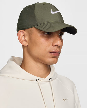 Nike Dri-FIT Club Structured Swoosh Golf Cap - Olive