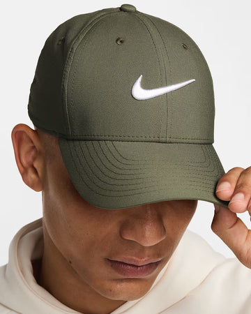 Nike Dri-FIT Club Structured Swoosh Golf Cap - Olive