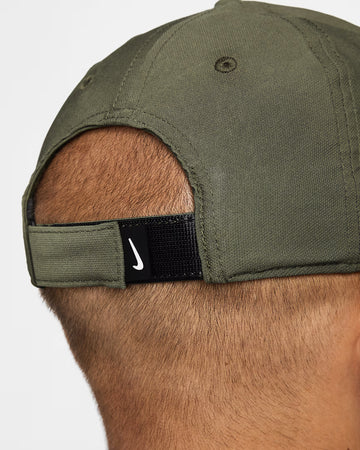 Nike Dri-FIT Club Structured Swoosh Golf Cap - Olive