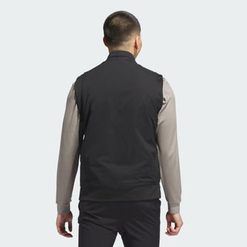 adidas Ultimate365 Tour Frostguard Full-Zip Vest - Black, model side view