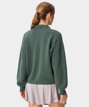 Macade Ivy Knit Sweater - Pine Green