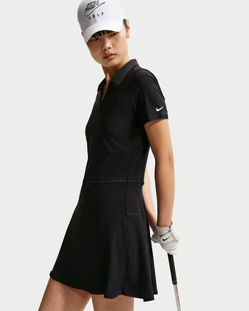 Nike Victory Women's Dri-FIT Golf Polo Dress - Black