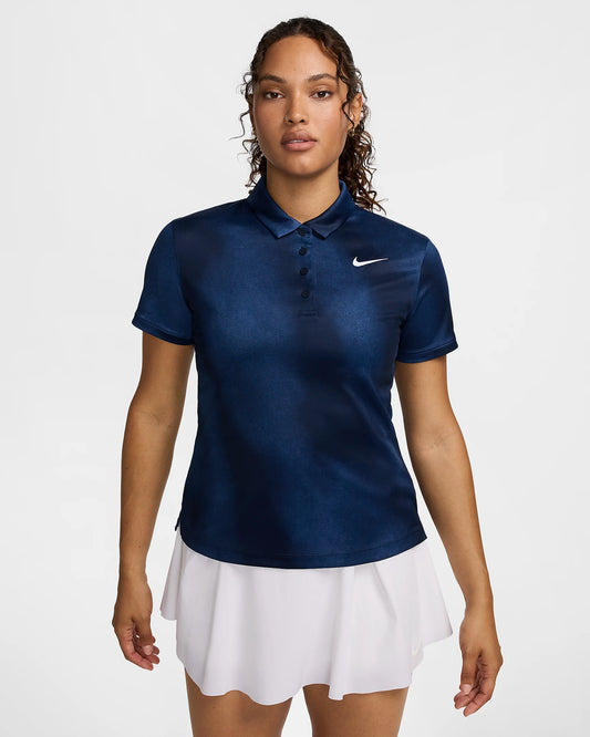 Nike Victory Women's Dri-FIT Short-Sleeve Printed Golf Polo