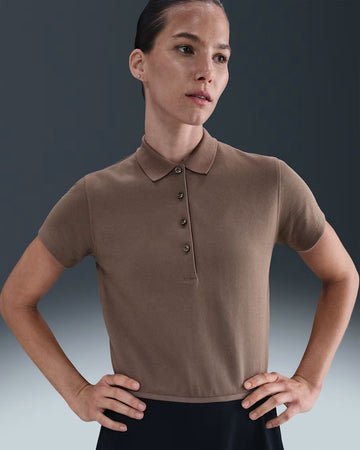 Nike Women's Short-sleeve Golf Polo - Brown