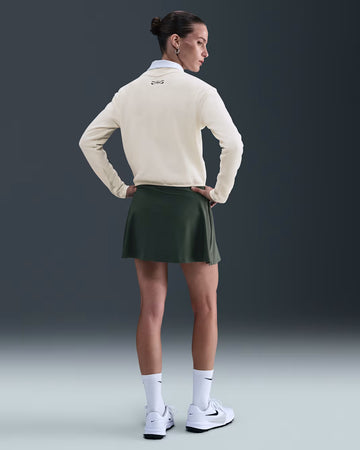 Women's V-Neck Long-Sleeve Golf Top -  sand