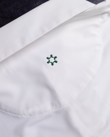 Bisque Golf Solid Performance Polo - White