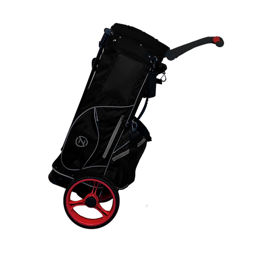Zero Friction Wheel Pro Pushcart Bag Black