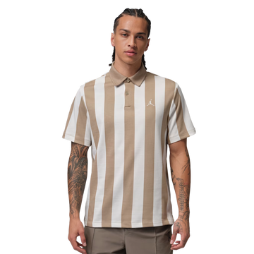 Jordan Sport Men's Dri-FIT Printed Golf Polo - Khaki/White