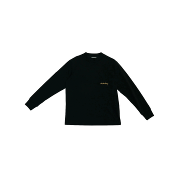 Public Drip Long Sleeve Mock - Black