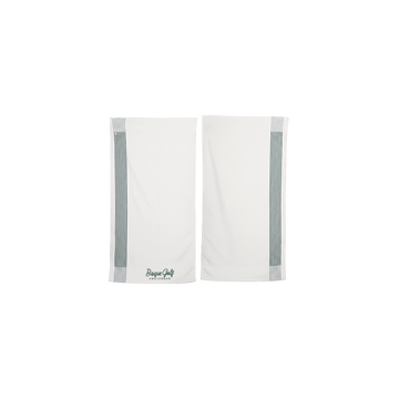 Bisque Tour Towel - White/Green