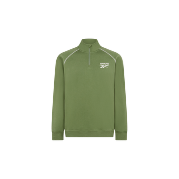 Reebok x Manors Organic 1/4 Zip Pullover - Green