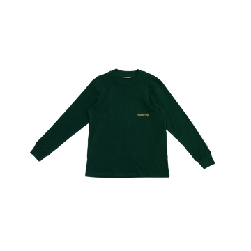 Public Drip Long Sleeve Mock - Green