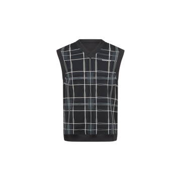 Manors Reversible V-Neck Vest - Black