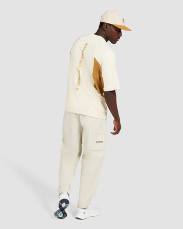 Manors Ranger Mock Neck Polo - Ivory - Lifestyle