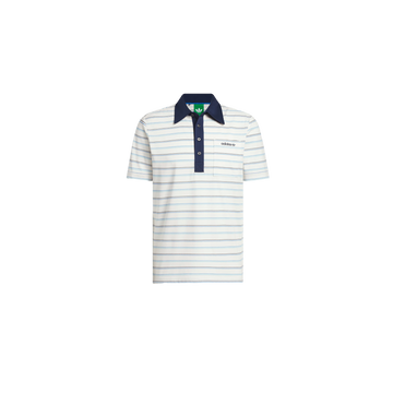 adidas Golf originals Stripe Polo - White