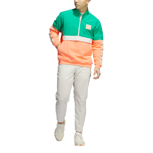 adidas Adicross Anorak Half-Zip Pullover Green