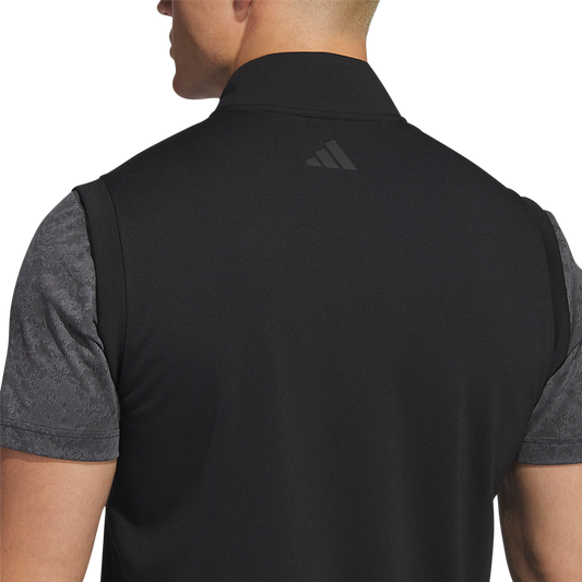 adidas Elevated Quarter-Zip Pullover Vest Black