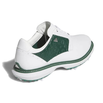 Adidas MC70 Spiked Golf Shoes - White/Collegiate Green/Silver