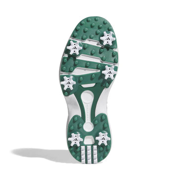 Adidas MC70 Spiked Golf Shoes - White/Collegiate Green/Silver