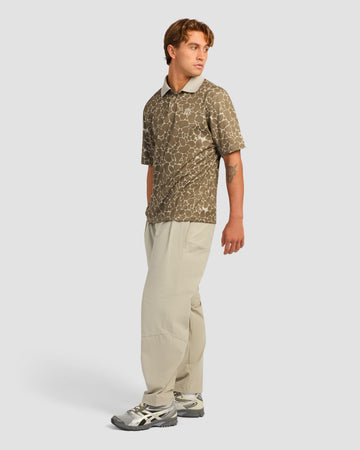 Manors The Course Polo AOP - Dune