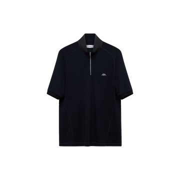 Alba Golf Grian SS Quarter Zip Polo - Navy Blue