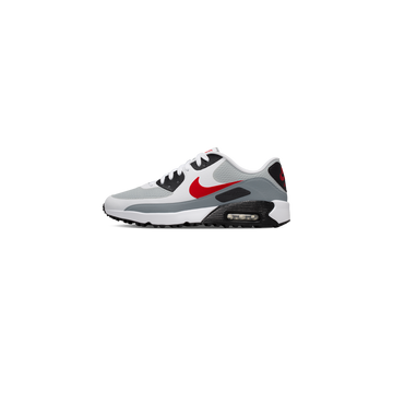 Nike Air Max 90 Golf - WHITE/FIRE RED-LT SMOKE GREY
