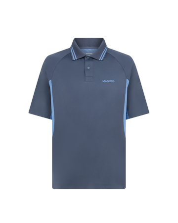Manors Arc Polo - Vintage Indigo - front