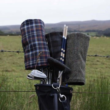 Fyfe Golf Modern Herringbone Harris Tweed Headcover - Driver