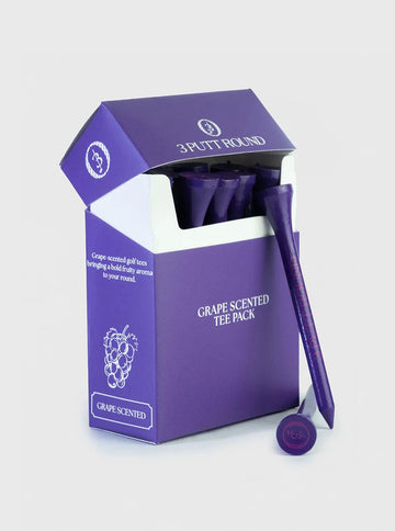 3 Putt Round Scented Tee Pack - Grape