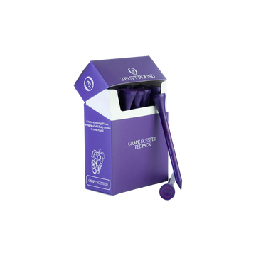 3 Putt Round Scented Tee Pack - Grape