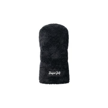 Bisque Golf Furry Barrel Driver Head Cover - Black