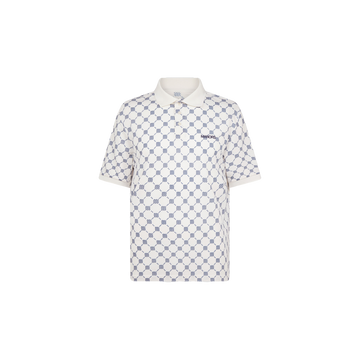 Manors GOAT Pique Polo Monogram - Cream