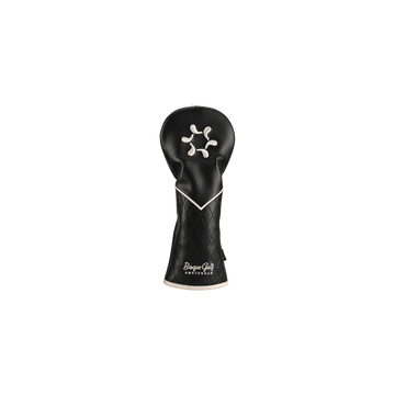 Bisque Golf Fairway Headcover Quilted Black