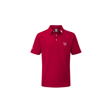 FootJoy with Bisque Stretch Pique Solid Red