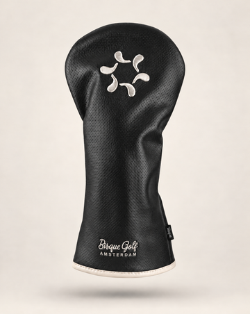 Bisque Golf Driver Headcover Perforated Black