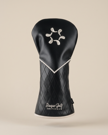 Bisque Golf Driver Headcover Quilted Black