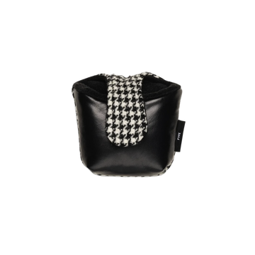 Fyfe Golf Black Grouse Harris Tweed & Leather Mallet Putter Cover