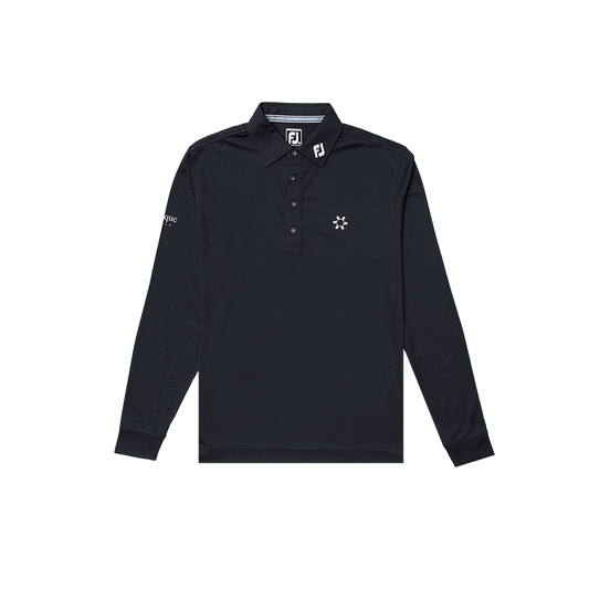 FootJoy with Bisque Thermolite Longsleeve Polo Navy Bisque Golf