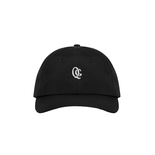 Quiet Golf Monogram Nylon Dad Hat - Black