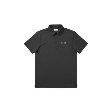 Bisque Golf Solid Performance Polo - Black