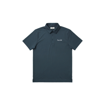Bisque Golf Solid Performance Polo - Navy