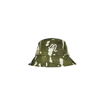 Malbon Inkwash Bucket Hat - Olive