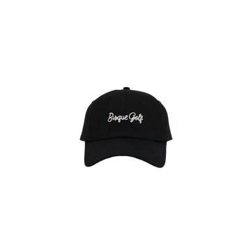 Bisque Golf 6 Panel Chain Dad Hat - Black