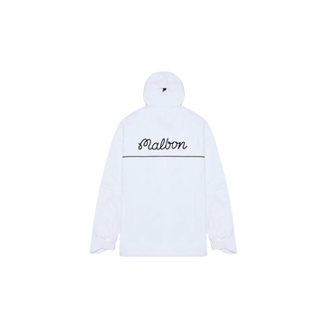 Malbon Golf Cloudburst Rain Jacket - white