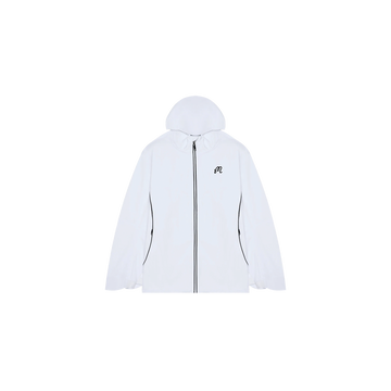 Malbon Golf Cloudburst Rain Jacket - white