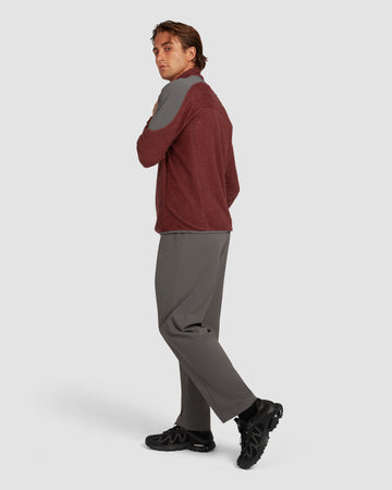 Manors Golf 1/4 Zip Primaloft Midlayer - Burgundy